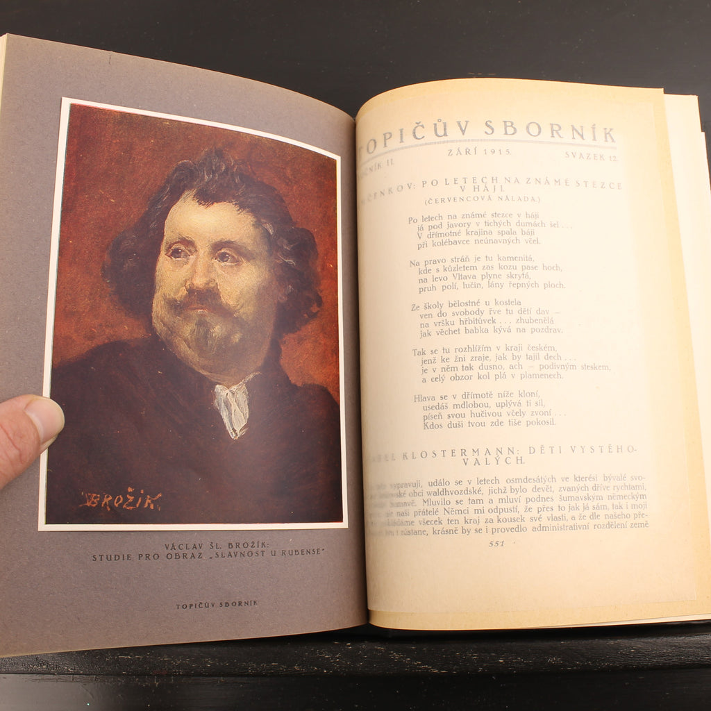 Topičův sborník literární a umělecký - Complete Kunst- en Literatuurjaargang - Praag 1914–1915