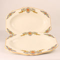 Royal Ivory - John Maddock & Sons, Engeland | Minerva ovale serveerschaaltjes | 21 cm