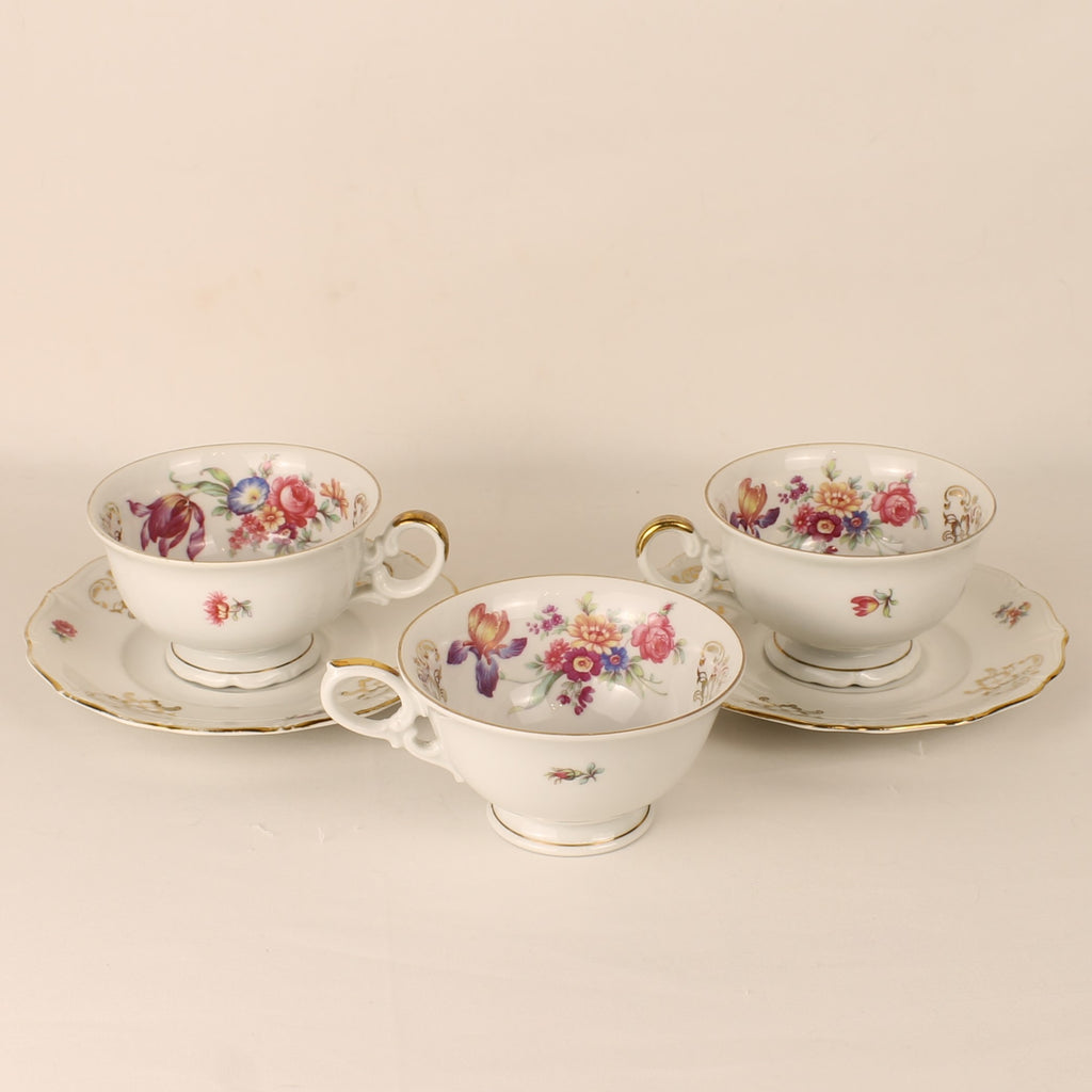 Bavaria Porcelain Cup and Saucer Set – U.S. Zone Germany c. 1945–1949