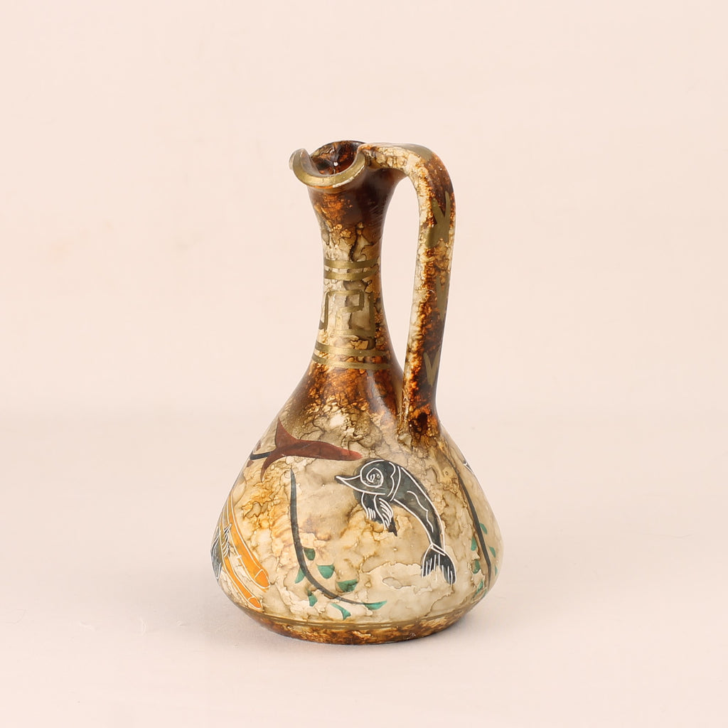 Decoratieve Interbellum Kan / Vaas met Figuratief Decor – ca. 1920–1930