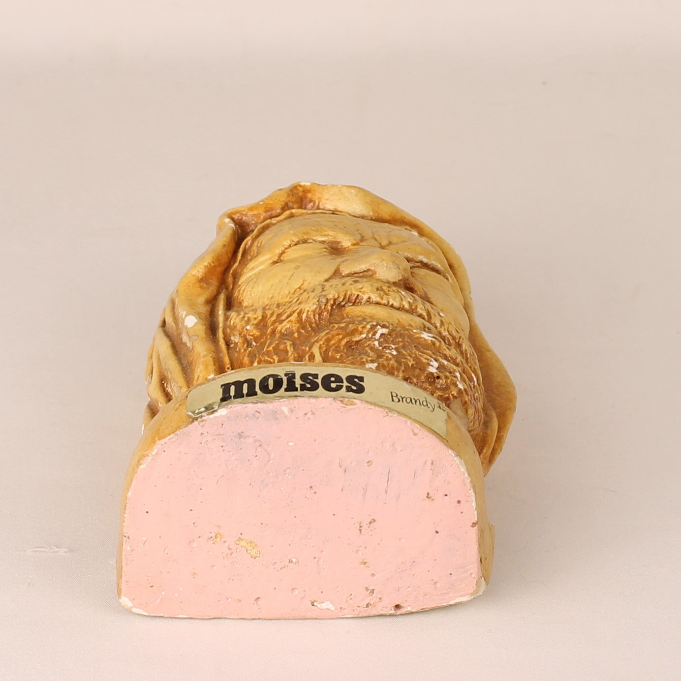 Moises Brandy Hoofd Fles - 14cm