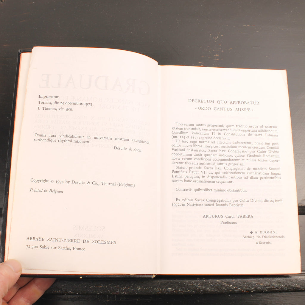Graduale Romanum - Gregoriaanse Liturgische Gezangen - Solesmes 1979