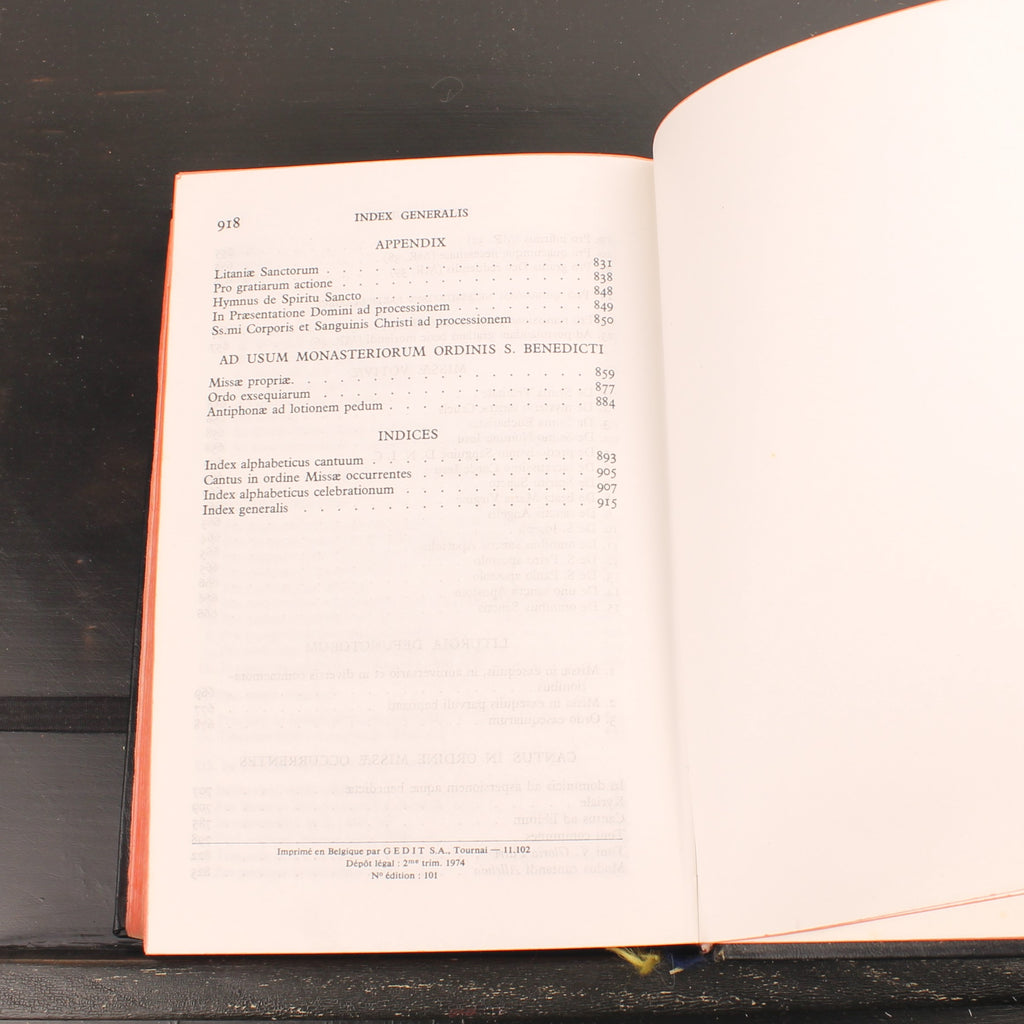 Graduale Romanum - Gregoriaanse Liturgische Gezangen - Solesmes 1979