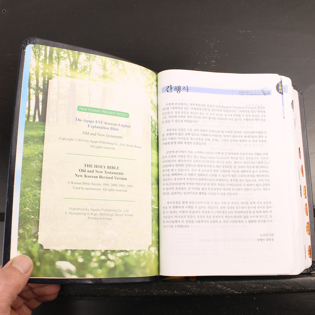 Koreaans-Engelse ESV Bijbel - Agape - New Korean Revised Version - ca. 2016