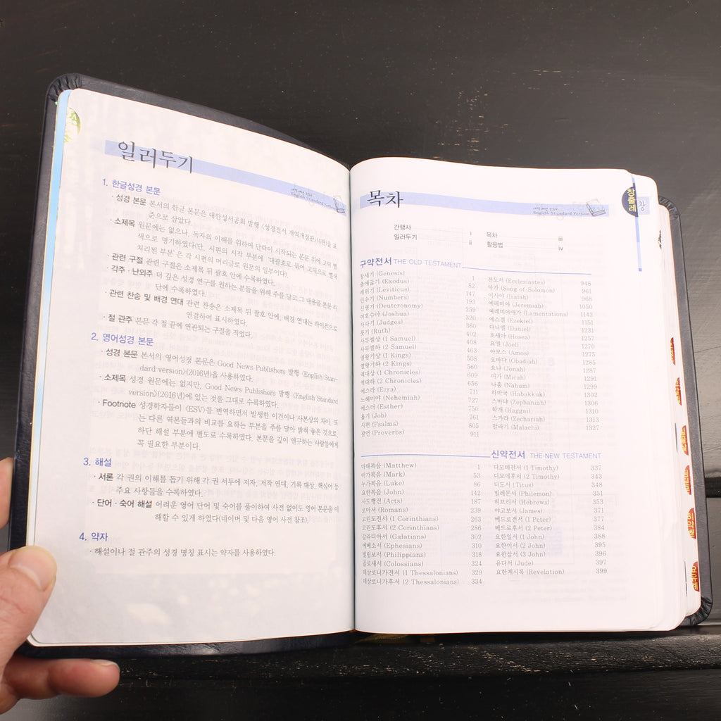 Koreaans-Engelse ESV Bijbel - Agape - New Korean Revised Version - ca. 2016