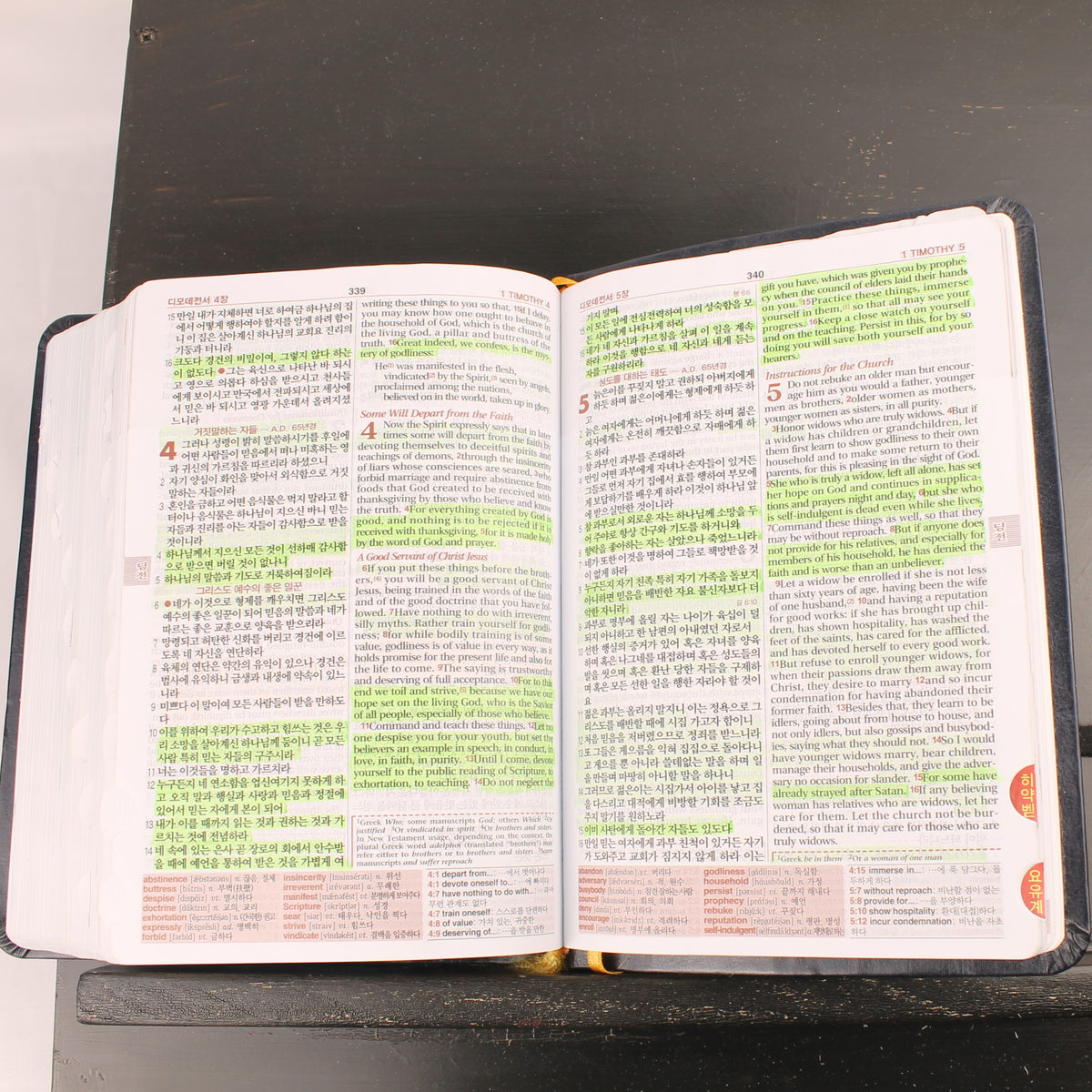 Koreaans-Engelse ESV Bijbel - Agape - New Korean Revised Version - ca. 2016