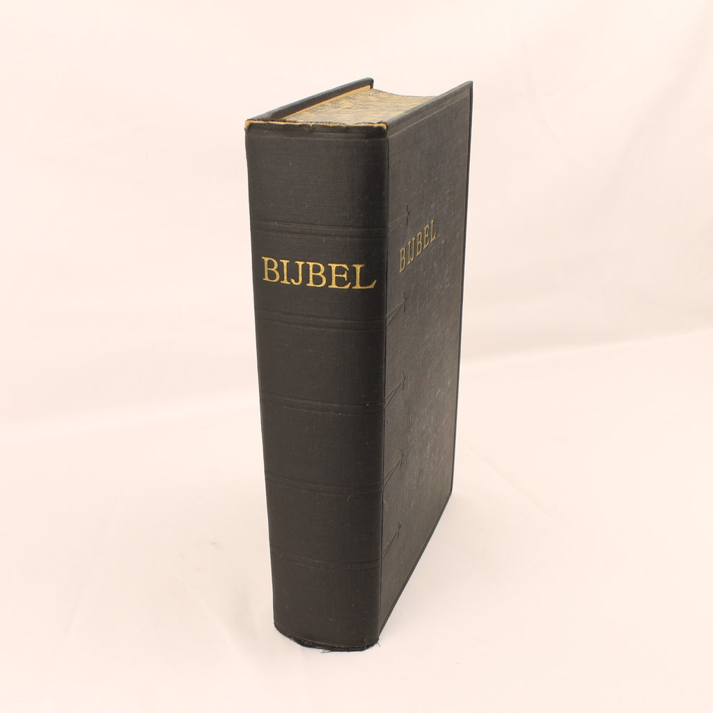Statenbijbel ca. 1950 | Nederlandsch Bijbelgenootschap | Gemarmerde Snede & Huwelijksopdracht
