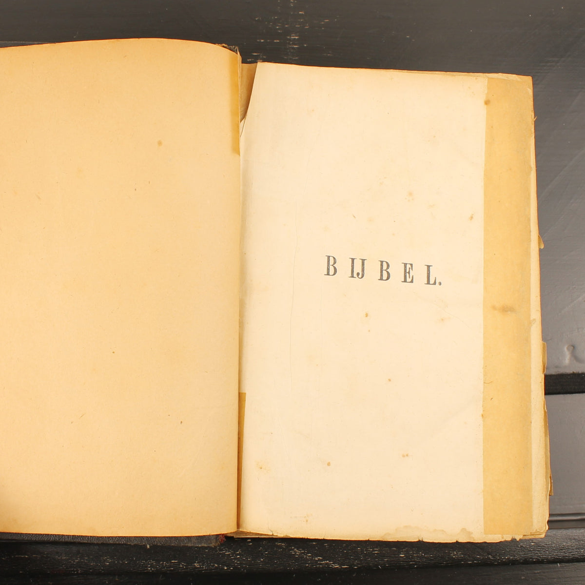Statenbijbel 1923 | Nederlandsch Bijbelgenootschap | Octavo Galjard-letter
