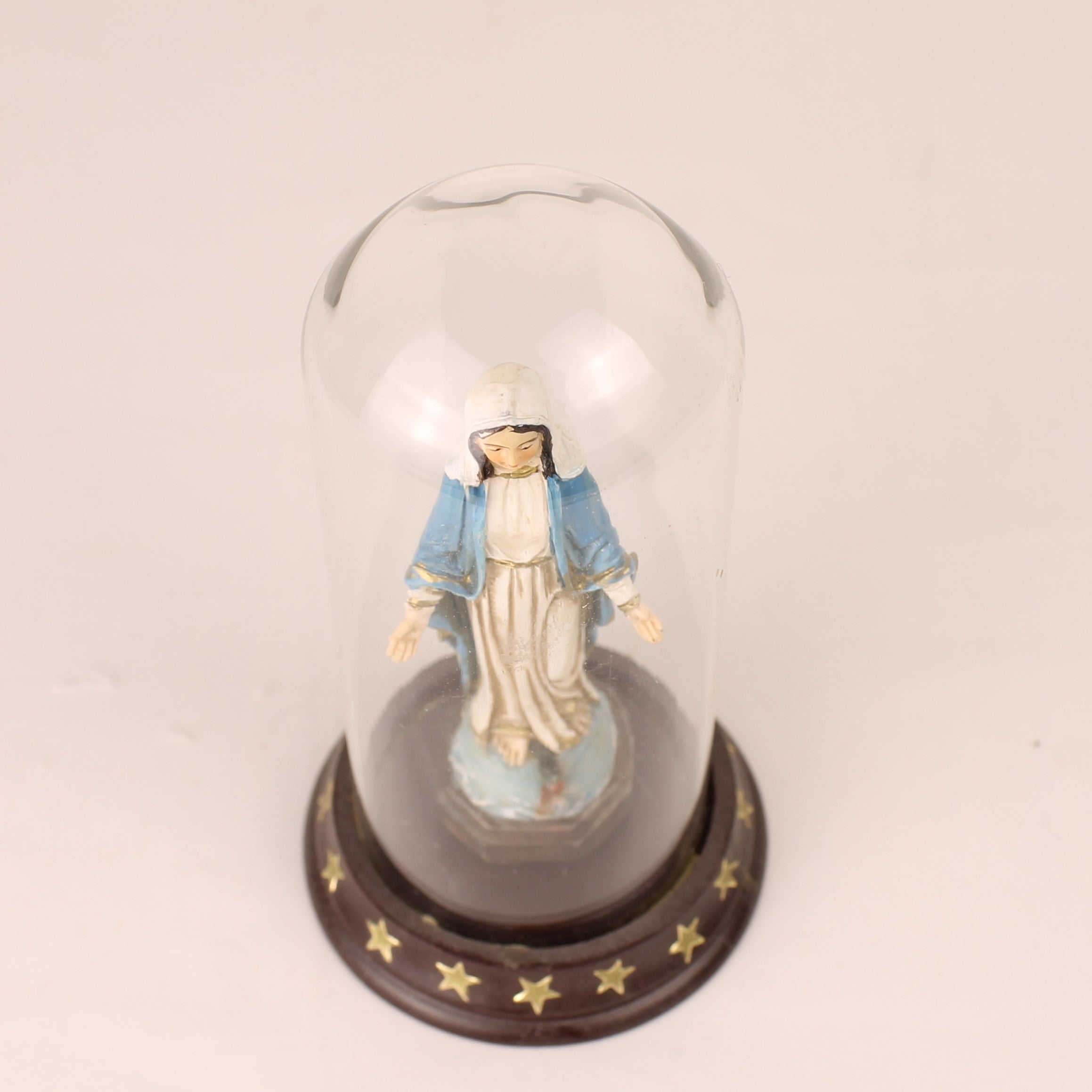 Maria Beeldje onder Stolp – Religieus Devotieobject ca. 1970
