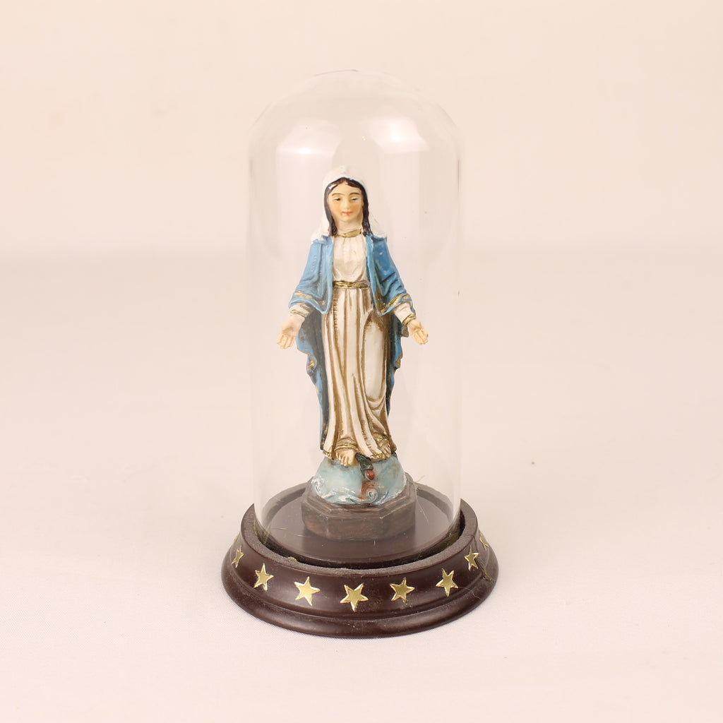 Maria Beeldje onder Stolp – Religieus Devotieobject ca. 1970