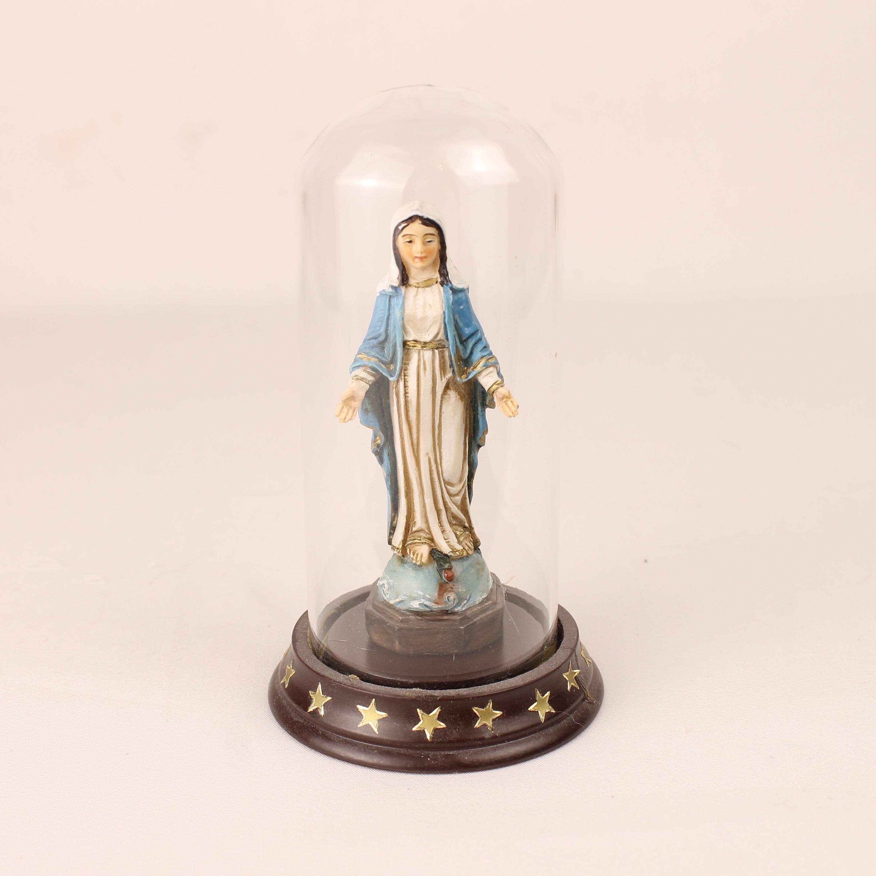 Maria Beeldje onder Stolp – Religieus Devotieobject ca. 1970