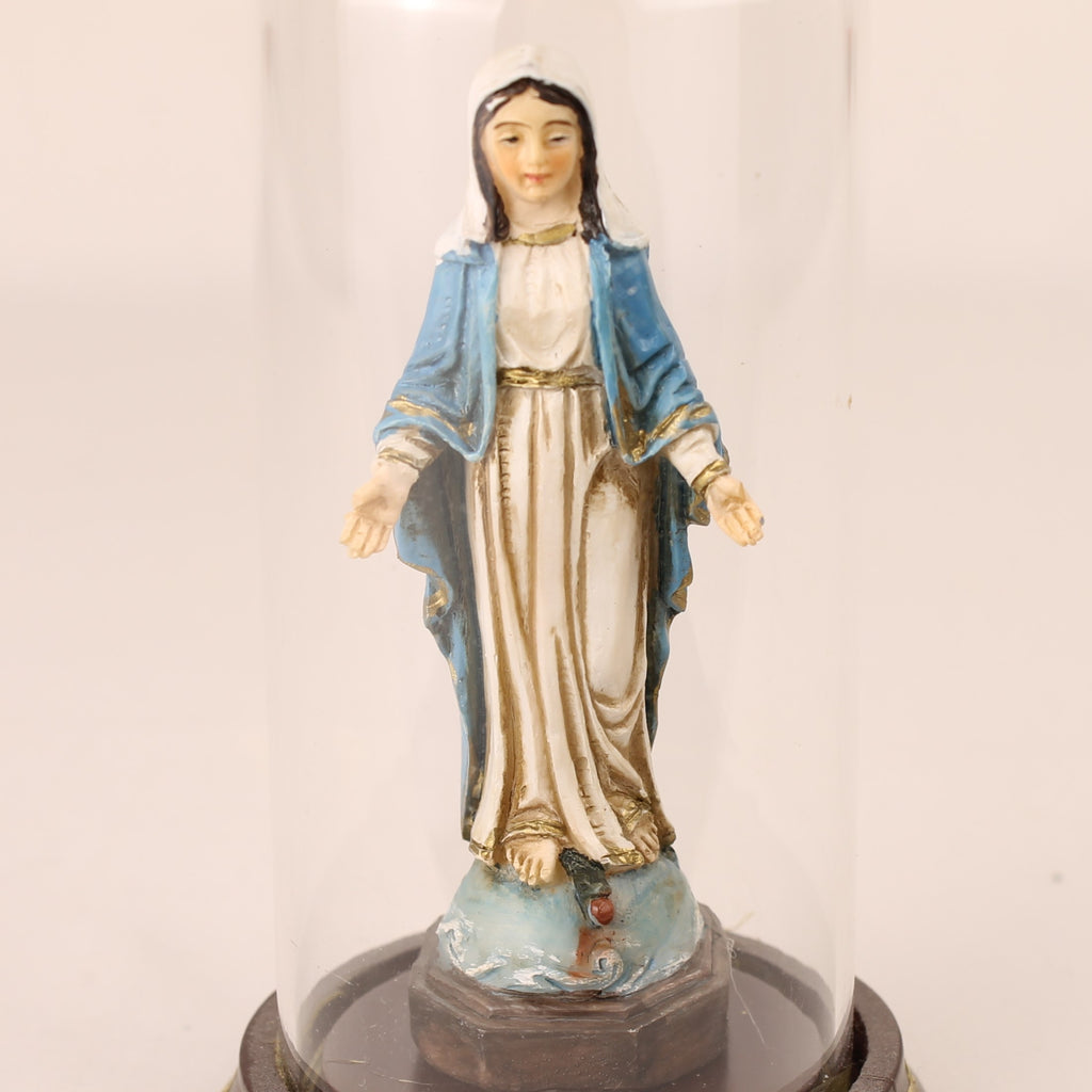 Maria Beeldje onder Stolp – Religieus Devotieobject ca. 1970