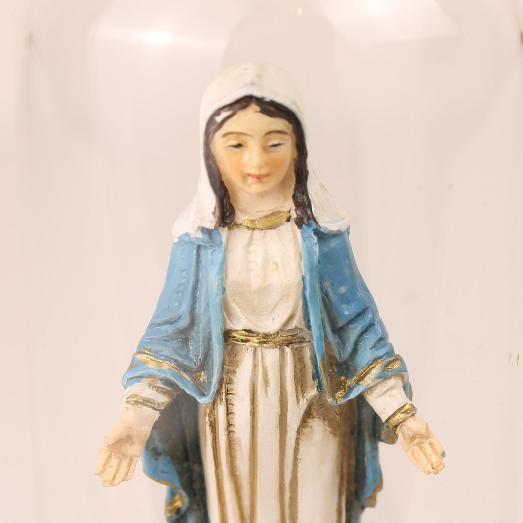 Maria Beeldje onder Stolp – Religieus Devotieobject ca. 1970