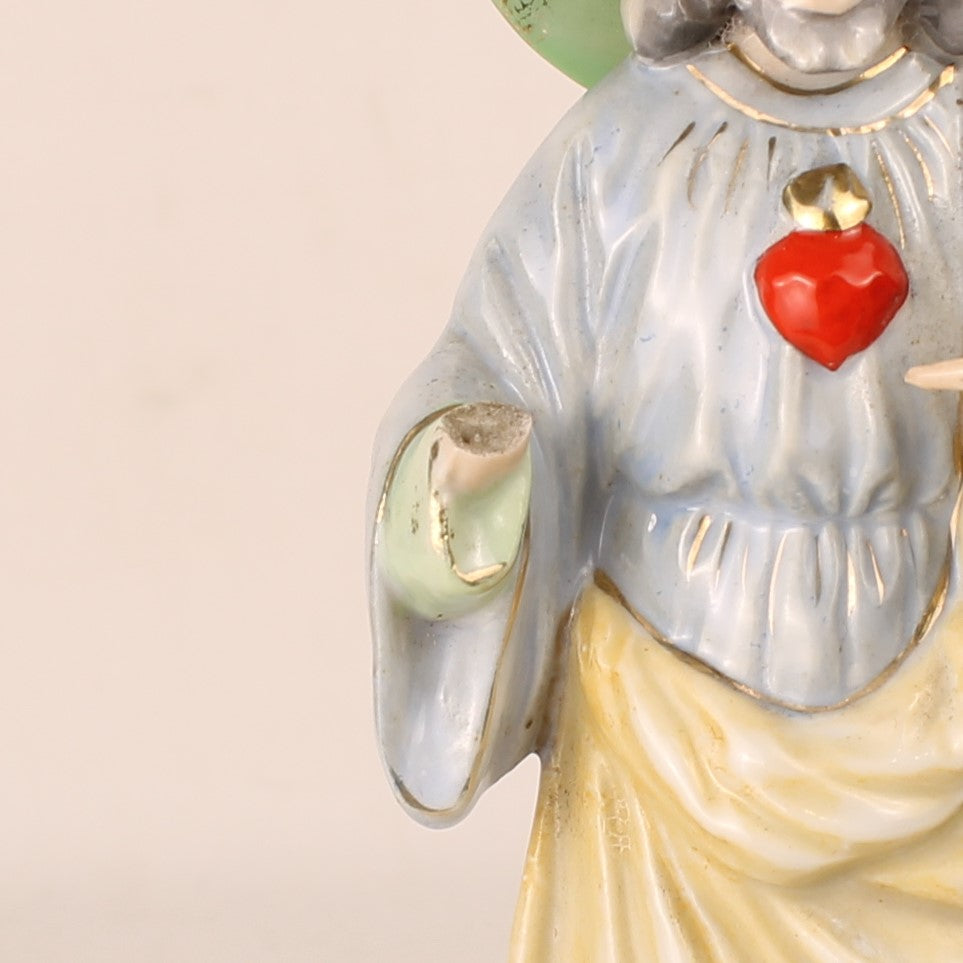 Heilig Hart van Jezus Beeld - Keramiek ca. 1950