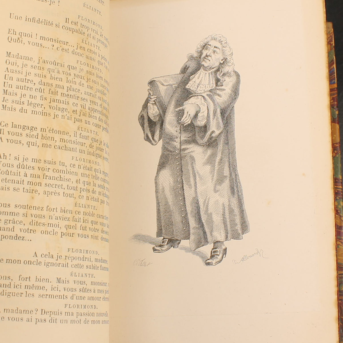Œuvres de Collin d’Harleville (1881) - 8 Illustraties Geffroy, Ed. Follet en Henri Allouard