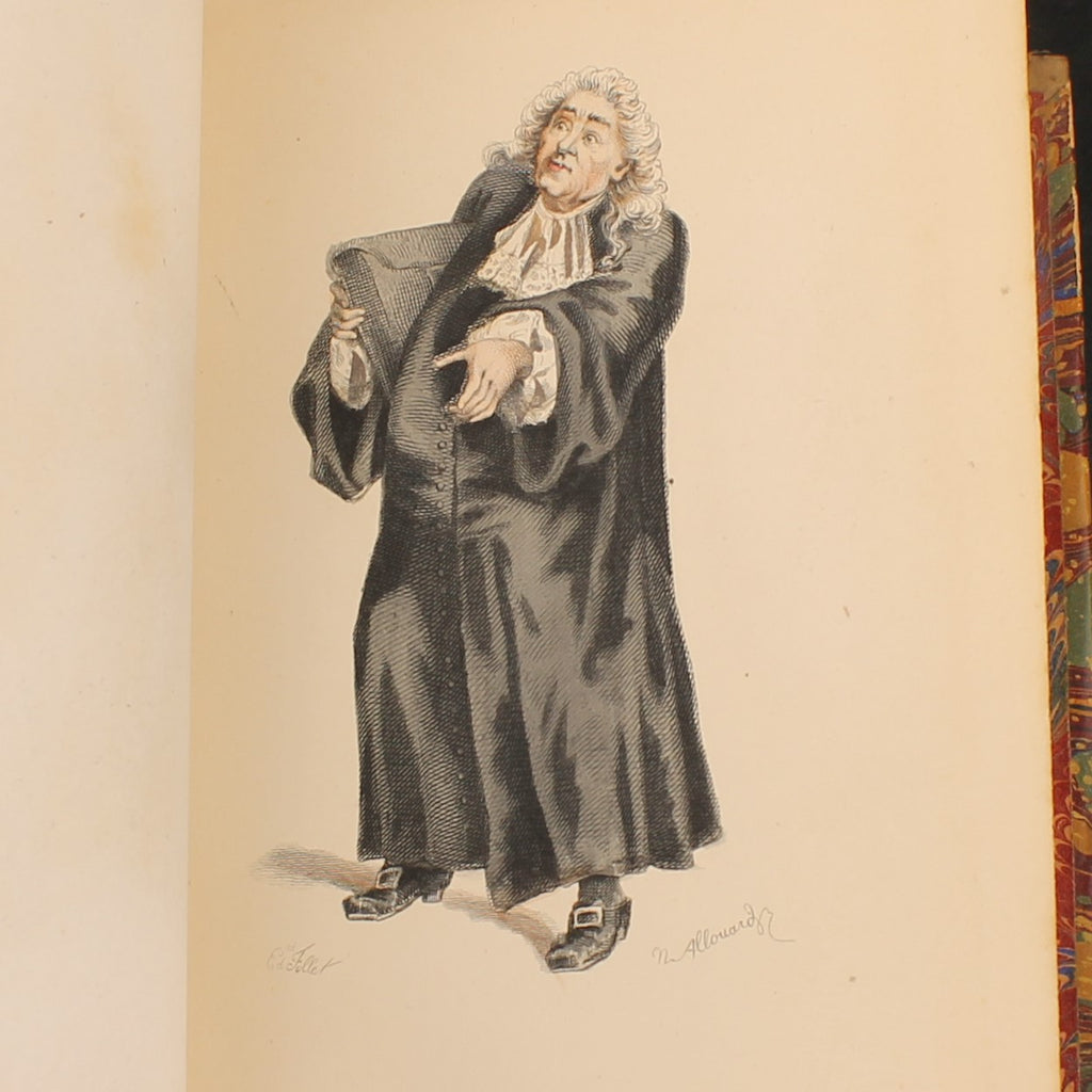 Œuvres de Collin d’Harleville (1881) - 8 Illustraties Geffroy, Ed. Follet en Henri Allouard