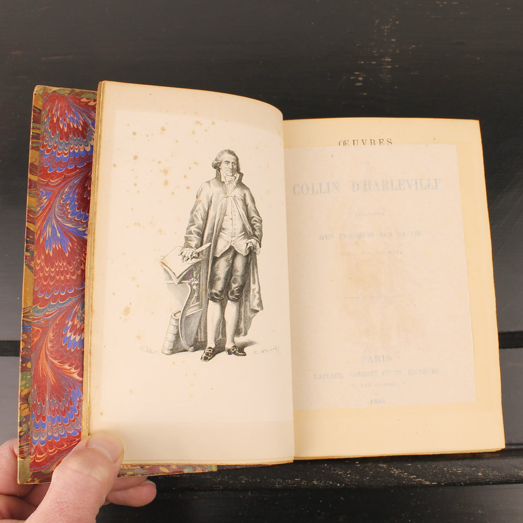 Œuvres de Collin d’Harleville (1881) - 8 Illustraties Geffroy, Ed. Follet en Henri Allouard