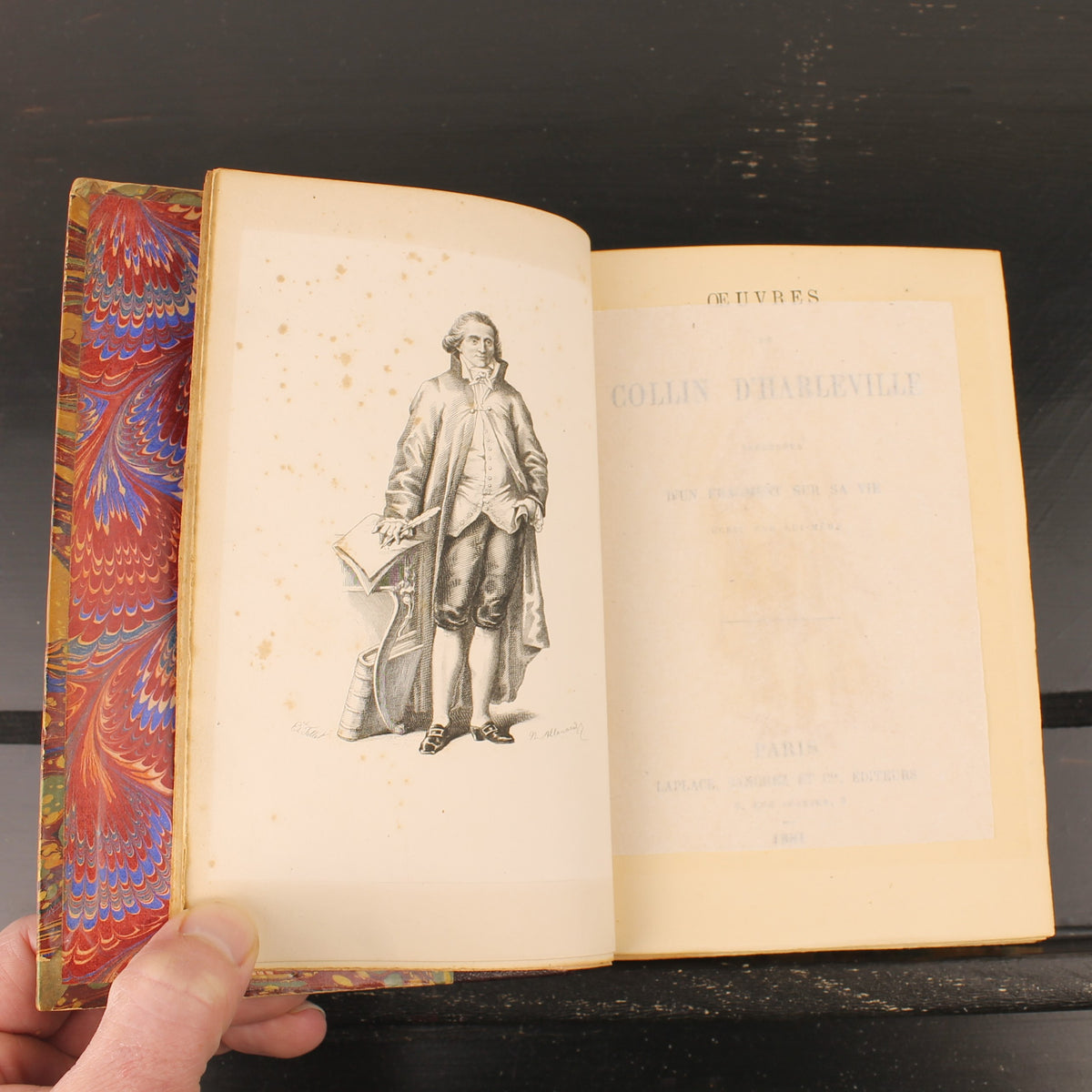 Œuvres de Collin d’Harleville (1881) - 8 Illustraties Geffroy, Ed. Follet en Henri Allouard