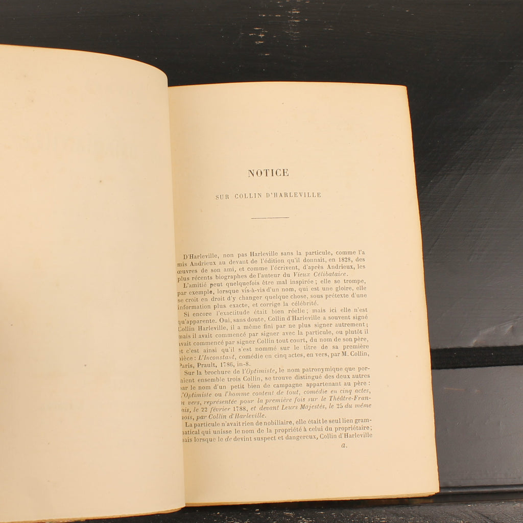 Œuvres de Collin d’Harleville (1881) - 8 Illustraties Geffroy, Ed. Follet en Henri Allouard