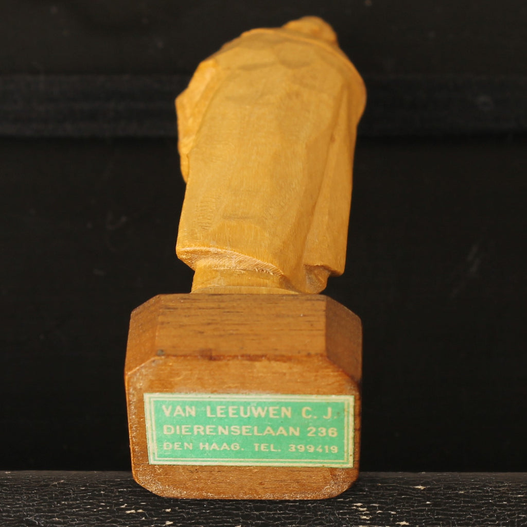 Handgesneden Vintage Sint Jozef met Kind – Nederlands Winkelstuk Den Haag