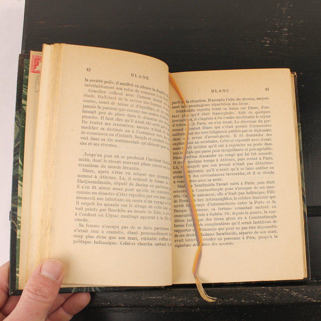 Louis Francis – Blanc | Gallimard 1934 | Genummerd 27/220 | Halfleren Band
