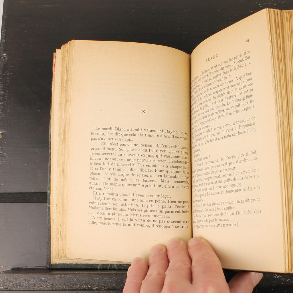 Louis Francis – Blanc | Gallimard 1934 | Genummerd 27/220 | Halfleren Band