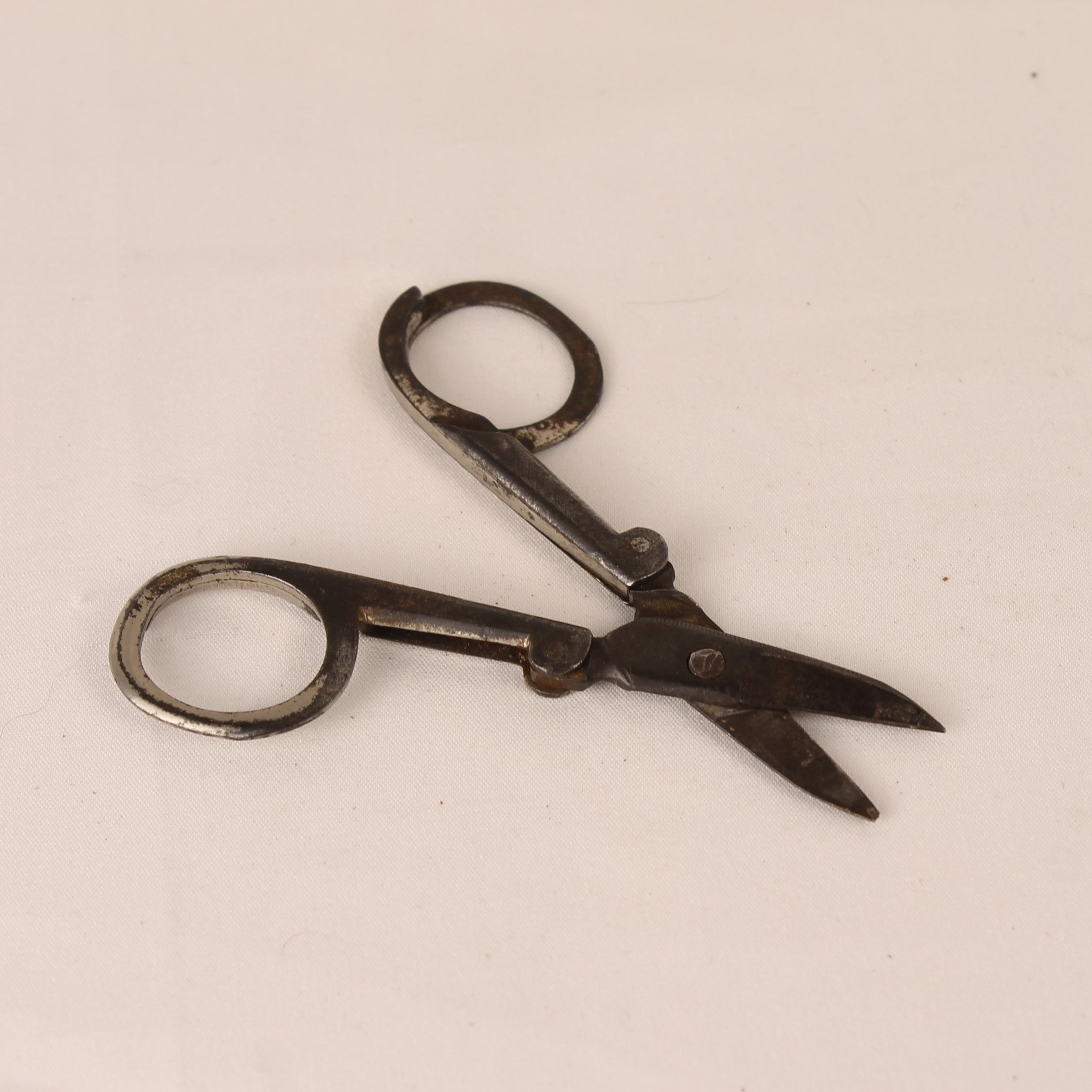 Inklapbare Stalen Zakschaar – ca. 1930–1950 – 9,2 cm