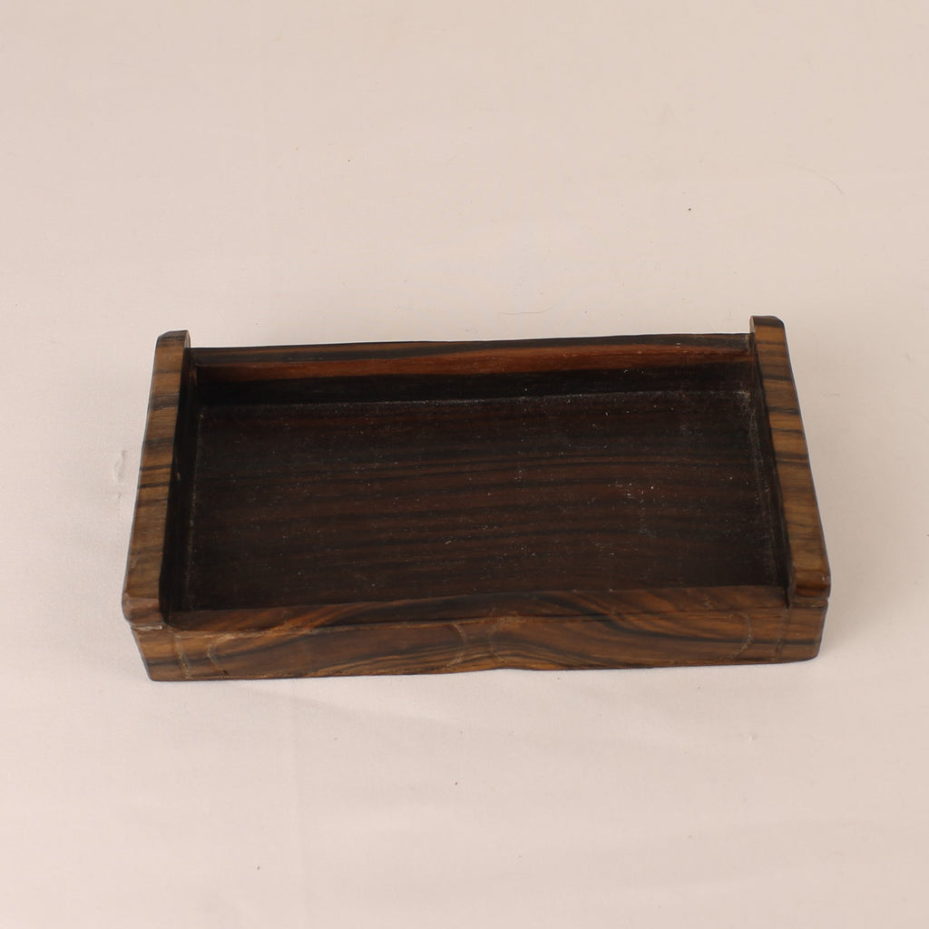 Handgesneden Houten Bak Met Deksel – Indonesisch Florale Carving
