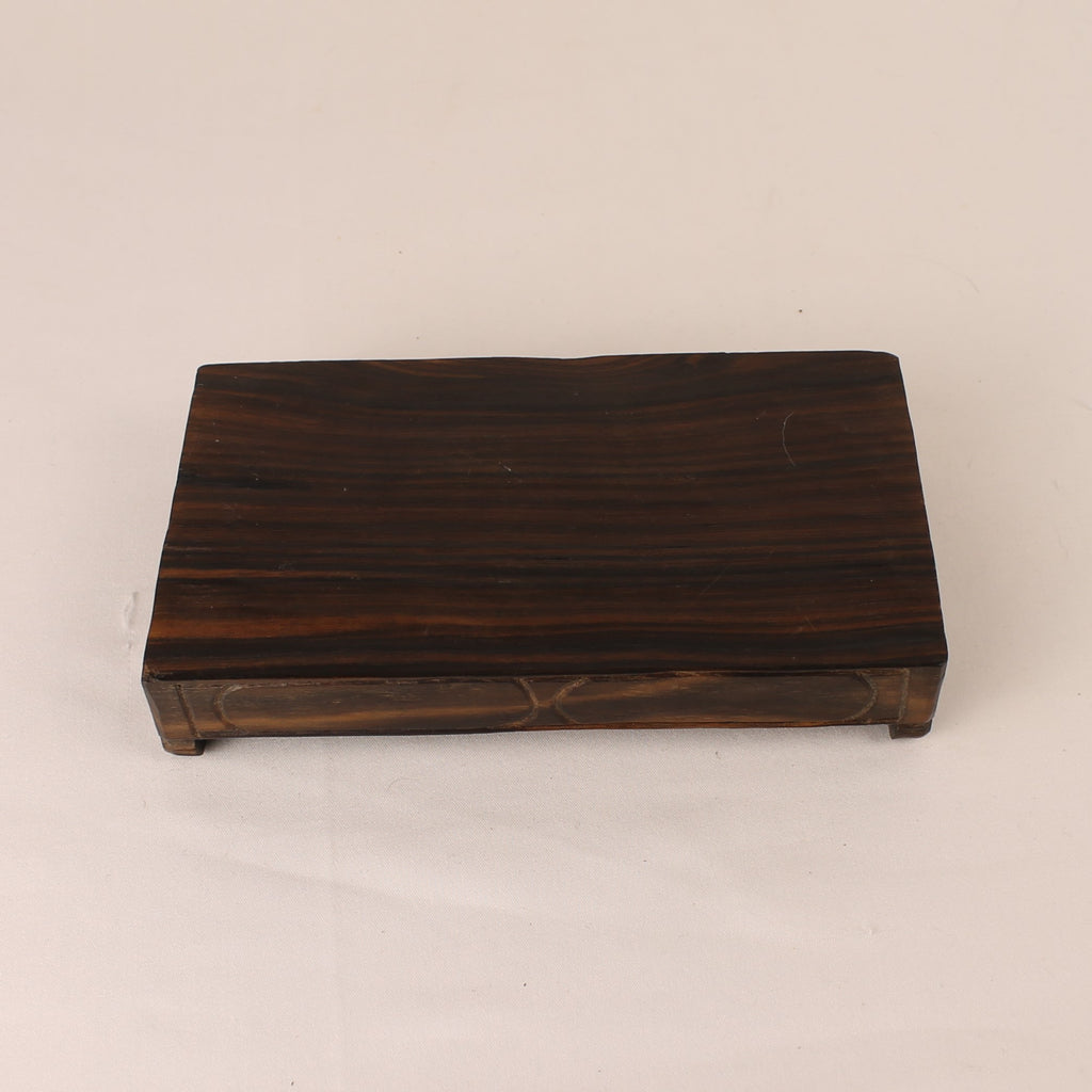 Handgesneden Houten Bak Met Deksel – Indonesisch Florale Carving