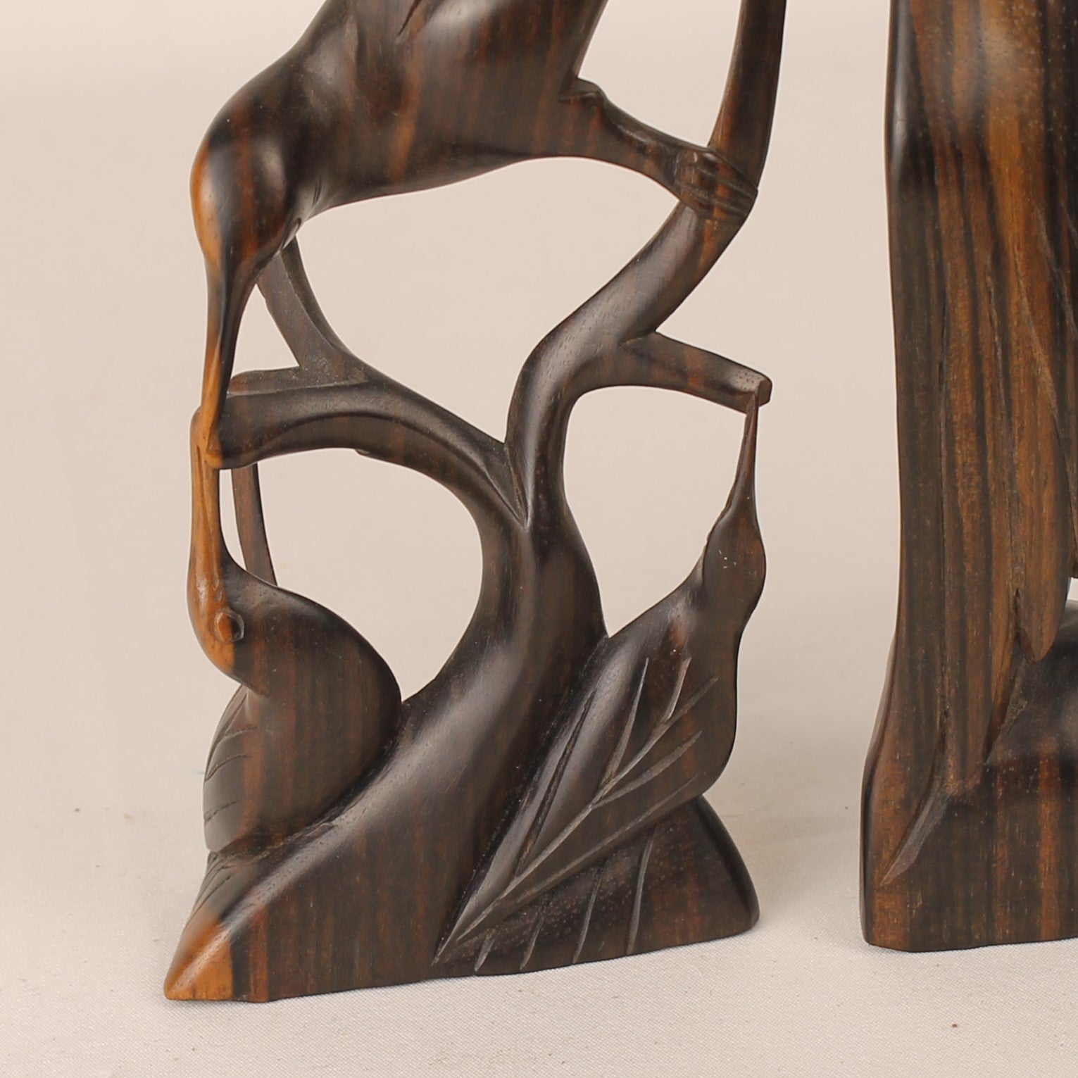 Handgesneden Houten Vogels - Indonesisch Houtsnijwerk