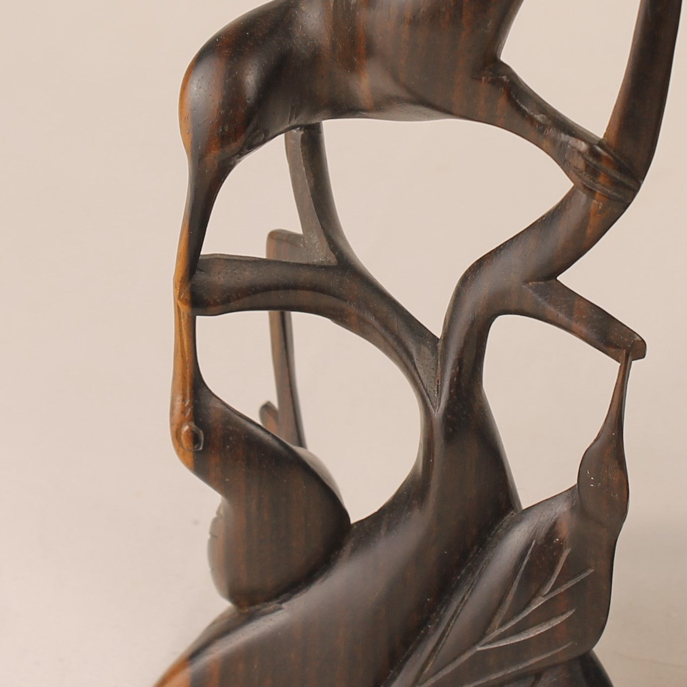 Handgesneden Houten Vogels - Indonesisch Houtsnijwerk