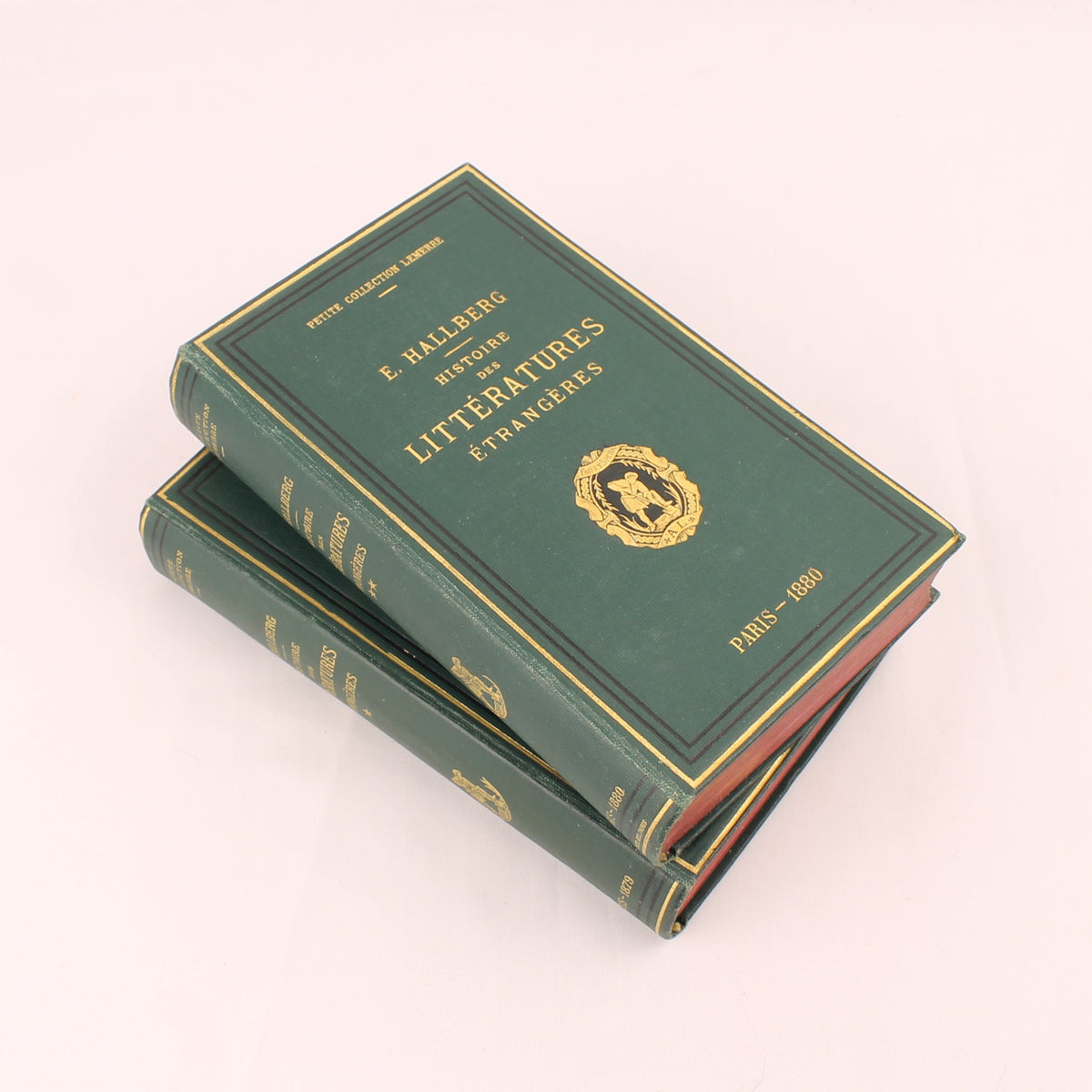Eugène Hallberg – Histoire des Littératures Étrangères | Complete Set 1879-1880 | Petite Collection Lemerre
