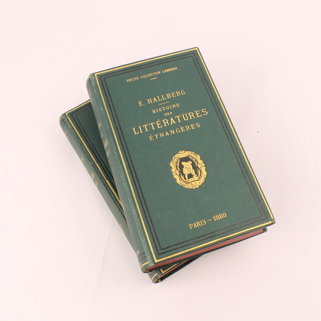 Eugène Hallberg – Histoire des Littératures Étrangères | Complete Set 1879-1880 | Petite Collection Lemerre