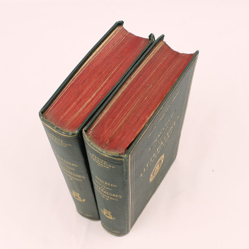 Eugène Hallberg – Histoire des Littératures Étrangères | Complete Set 1879-1880 | Petite Collection Lemerre