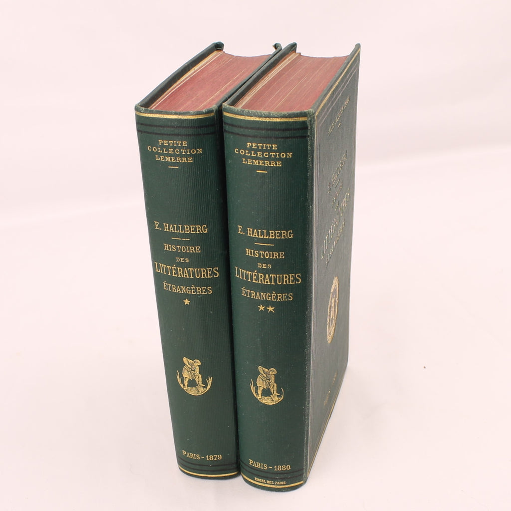 Eugène Hallberg – Histoire des Littératures Étrangères | Complete Set 1879-1880 | Petite Collection Lemerre
