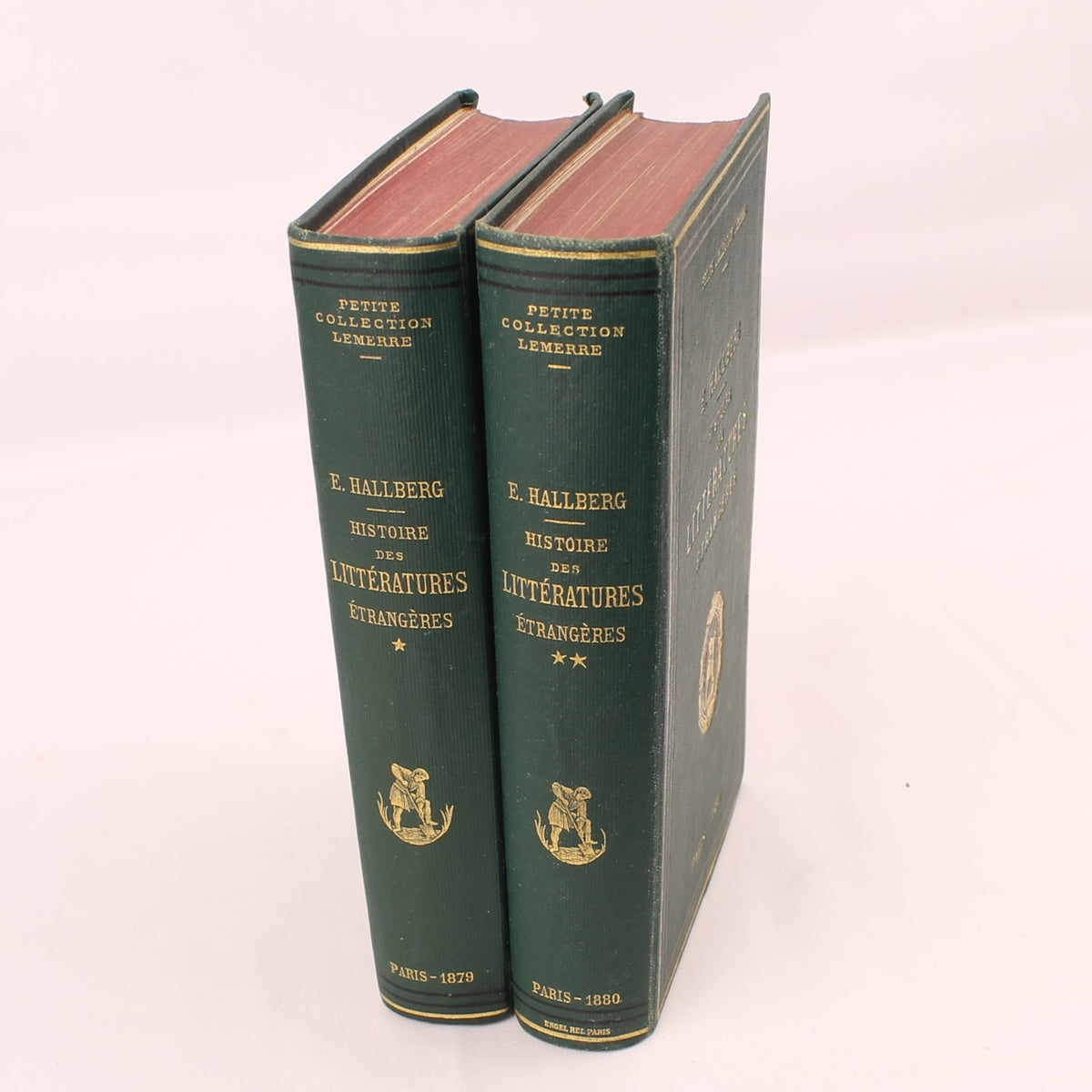 Eugène Hallberg – Histoire des Littératures Étrangères | Complete Set 1879-1880 | Petite Collection Lemerre