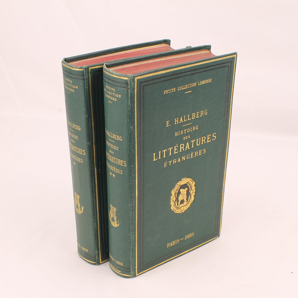 Eugène Hallberg – Histoire des Littératures Étrangères | Complete Set 1879-1880 | Petite Collection Lemerre