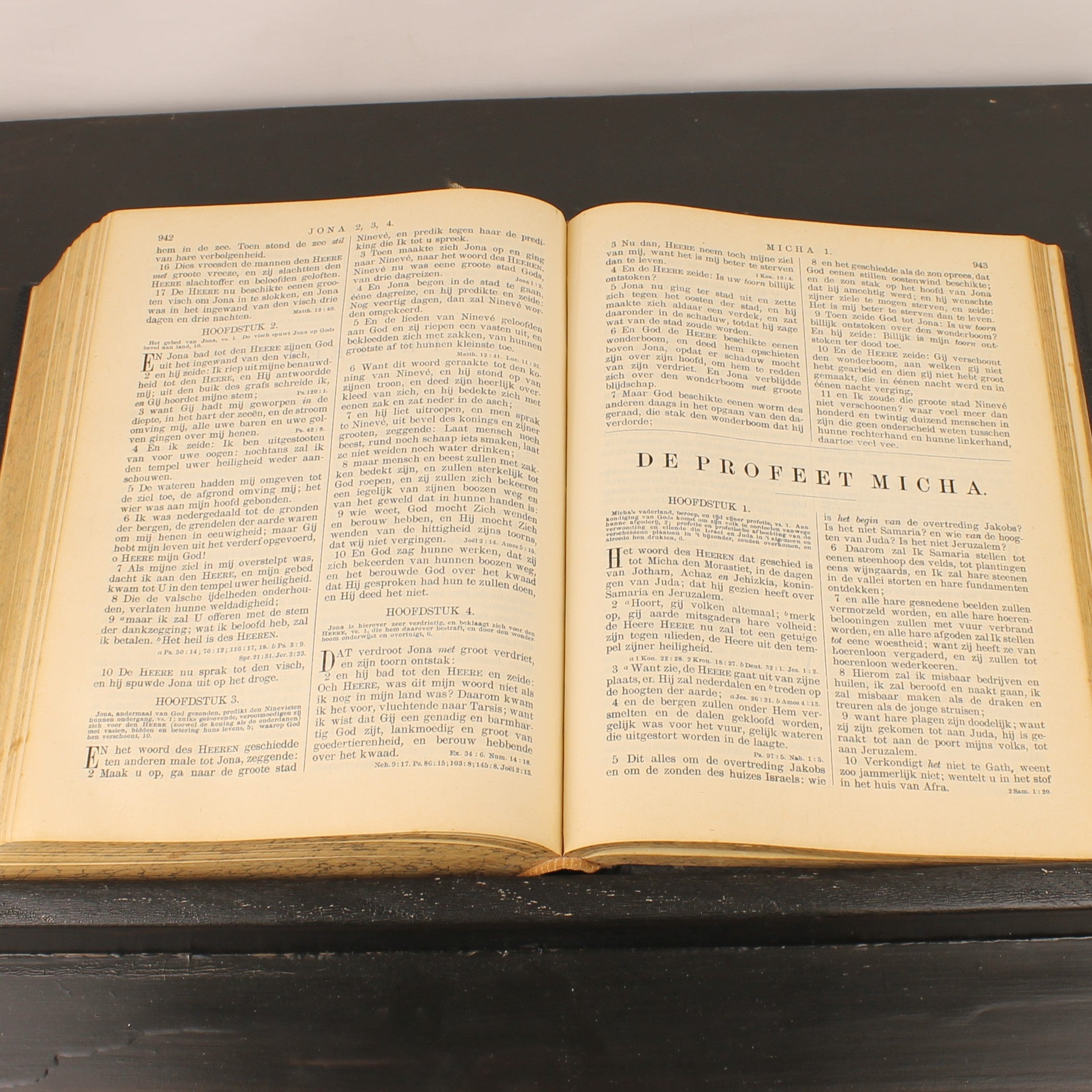 Bible d'entre-deux-guerres 1930 – Société biblique néerlandaise Amsterdam – 25cm