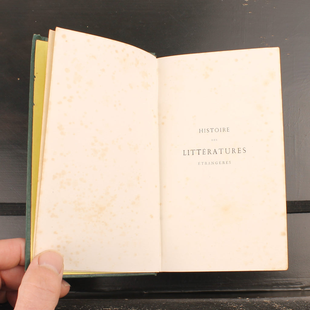 Eugène Hallberg – Histoire des Littératures Étrangères | Complete Set 1879-1880 | Petite Collection Lemerre