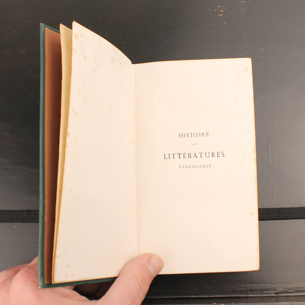 Eugène Hallberg – Histoire des Littératures Étrangères | Complete Set 1879-1880 | Petite Collection Lemerre