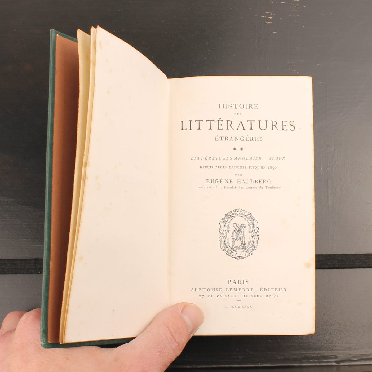 Eugène Hallberg – Histoire des Littératures Étrangères | Complete Set 1879-1880 | Petite Collection Lemerre