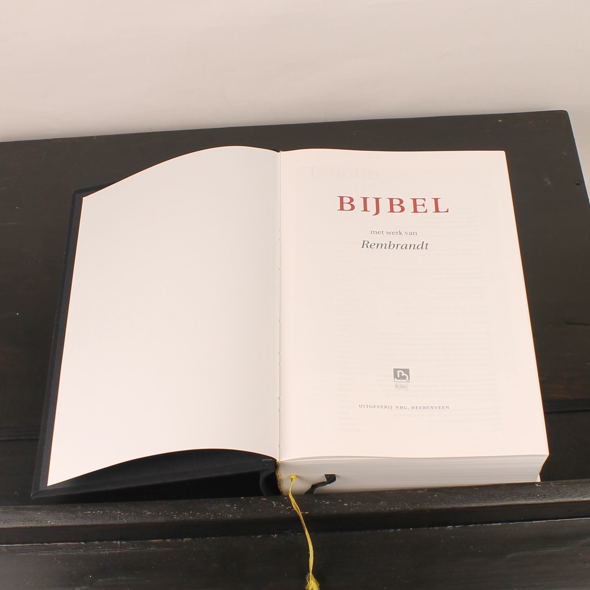 NBV Bible with Rembrandt's Work (2005) – Luxury Edition with Slipcase – 26cm