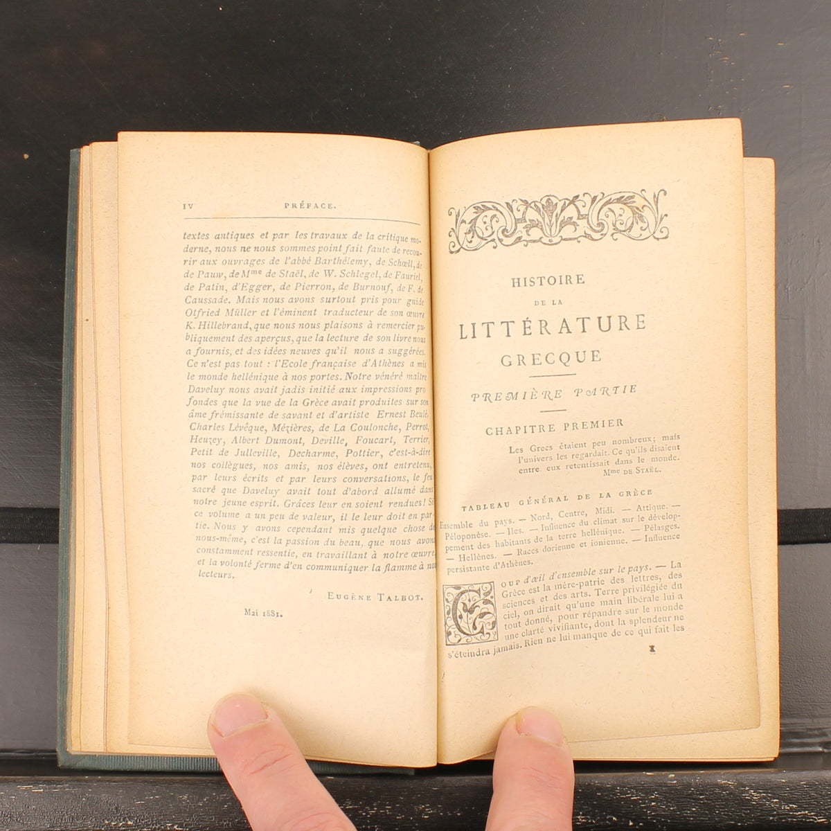 Eugène Talbot - Histoire de la Littérature Grecque (1887) | Petite Collection Lemerre