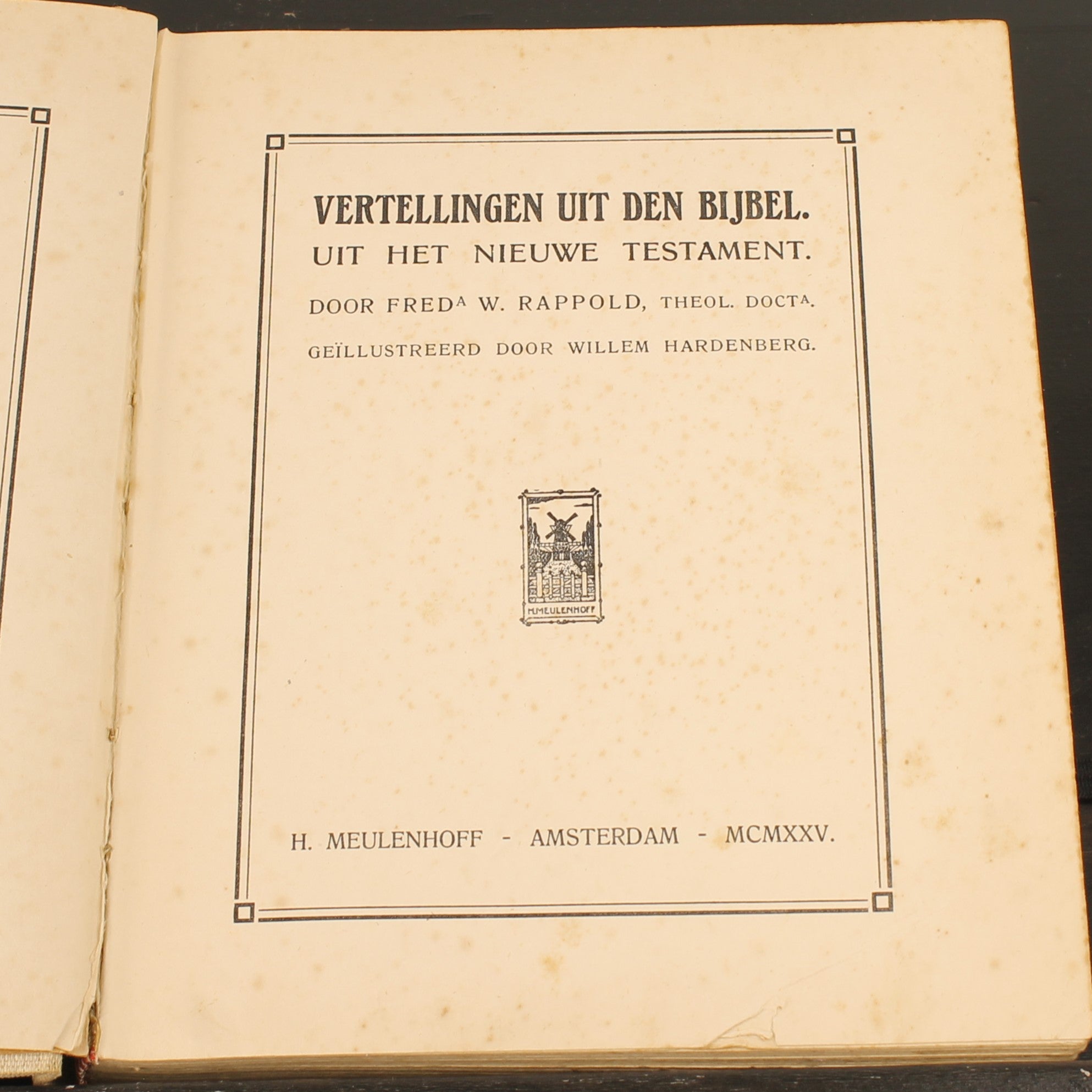 Antique Interwar Bible 1925 – Stories from the Bible – Meulenhoff Amsterdam