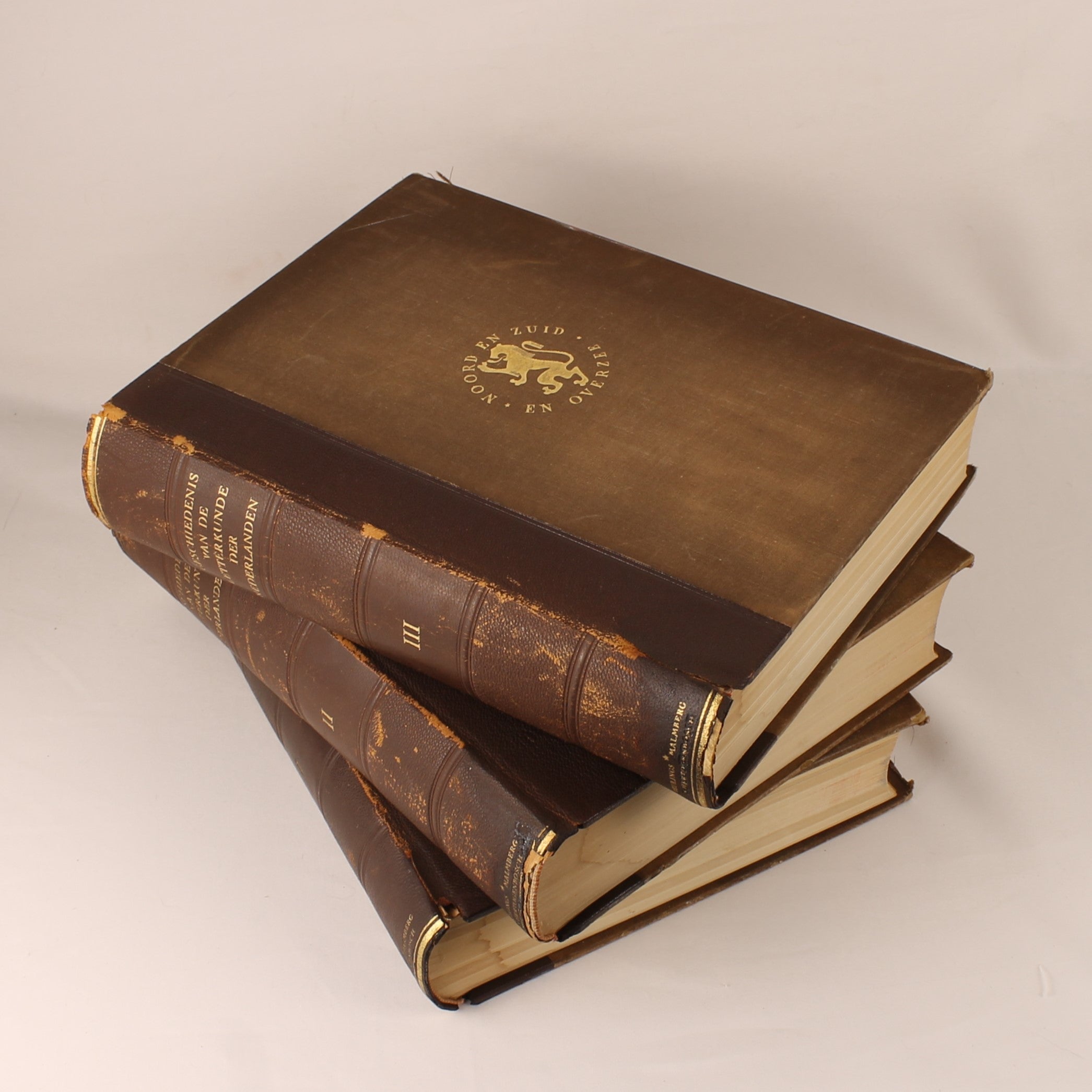 Geschiedenis van de Letterkunde der Nederlanden - Volledige set van 3 (ca. 1930)