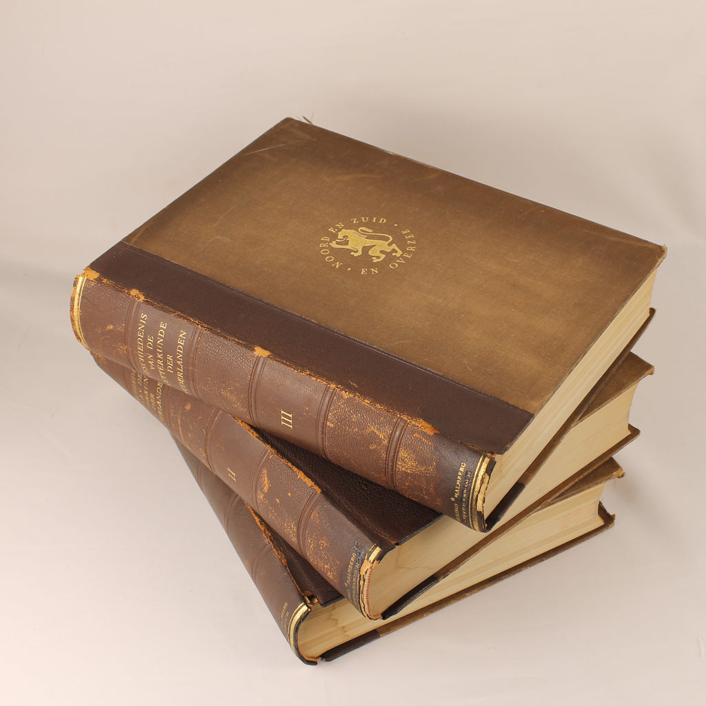 Geschiedenis van de Letterkunde der Nederlanden - Volledige set van 3 (ca. 1930)