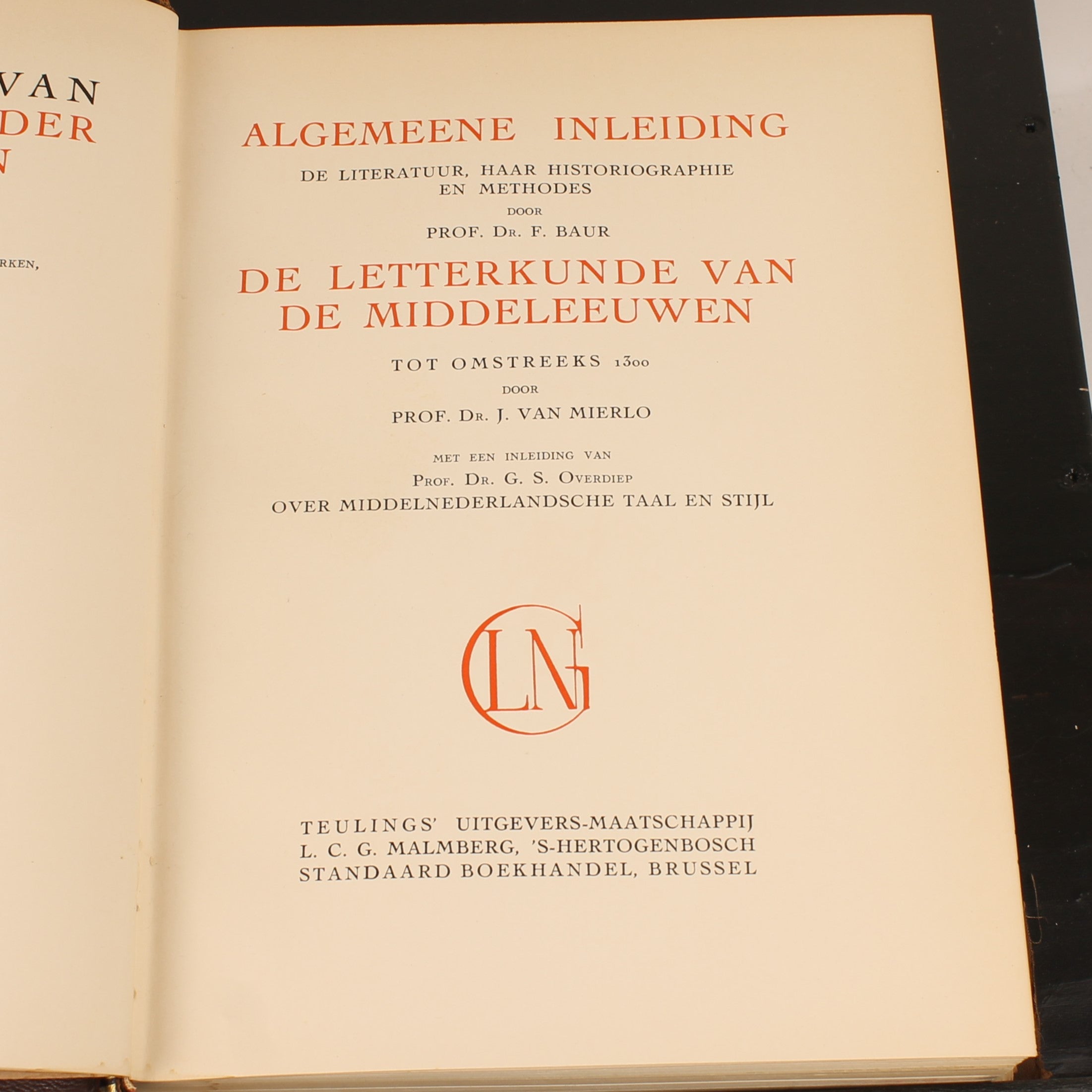 Geschiedenis van de Letterkunde der Nederlanden - Volledige set van 3 (ca. 1930)