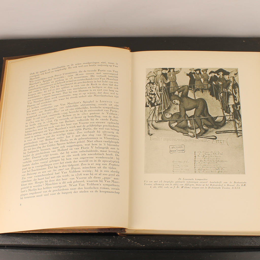 Geschiedenis van de Letterkunde der Nederlanden - Volledige set van 3 (ca. 1930)