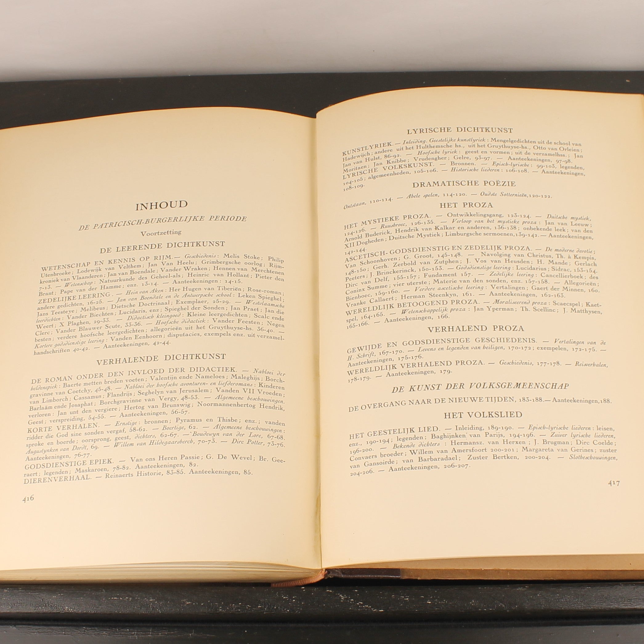 Geschiedenis van de Letterkunde der Nederlanden - Volledige set van 3 (ca. 1930)