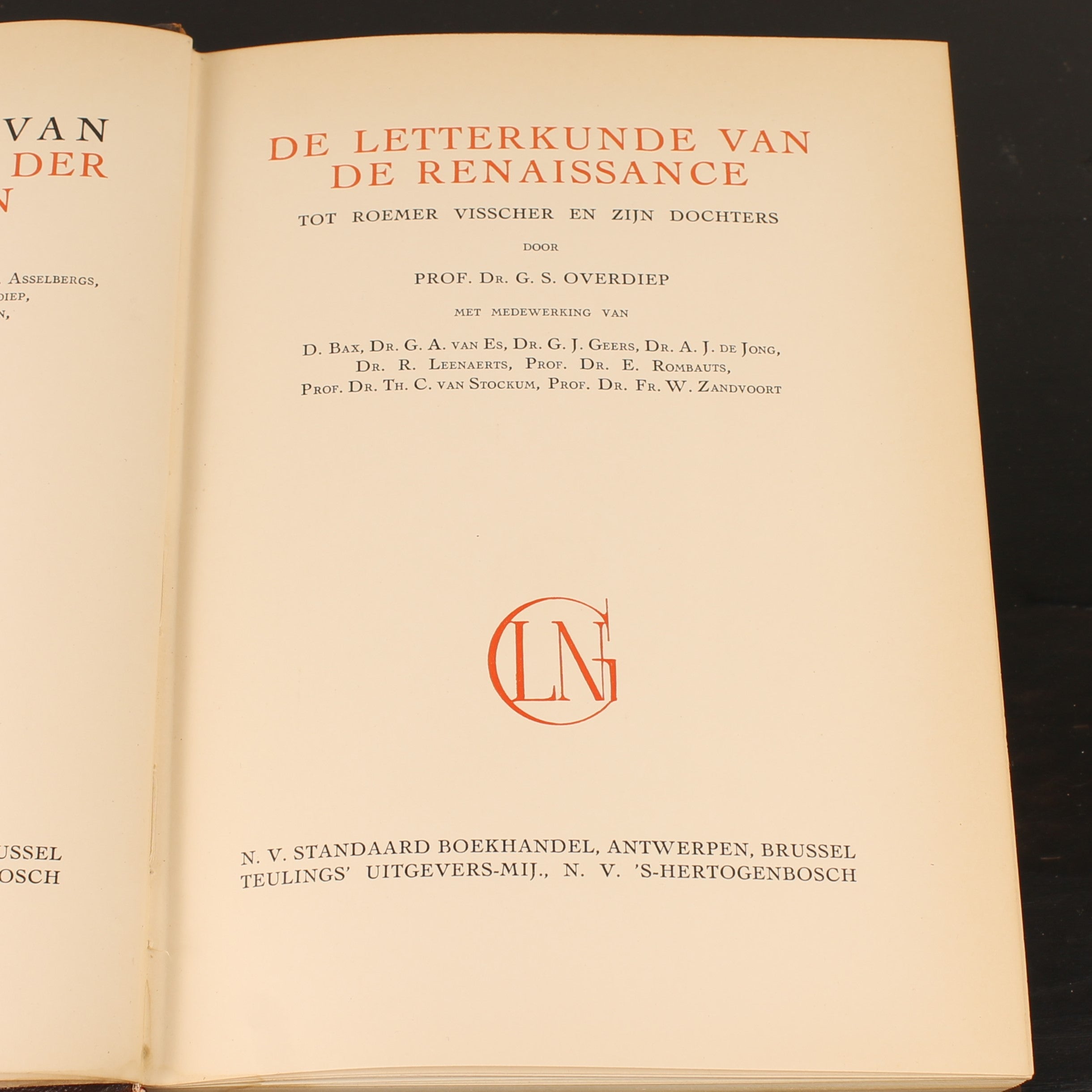 Geschiedenis van de Letterkunde der Nederlanden - Volledige set van 3 (ca. 1930)